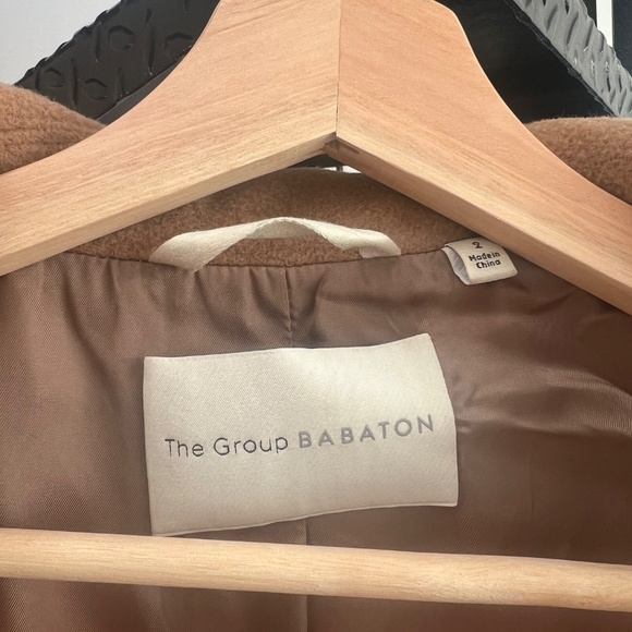 Wool coat: oversized hooded Babaton - Picture 5 of 8